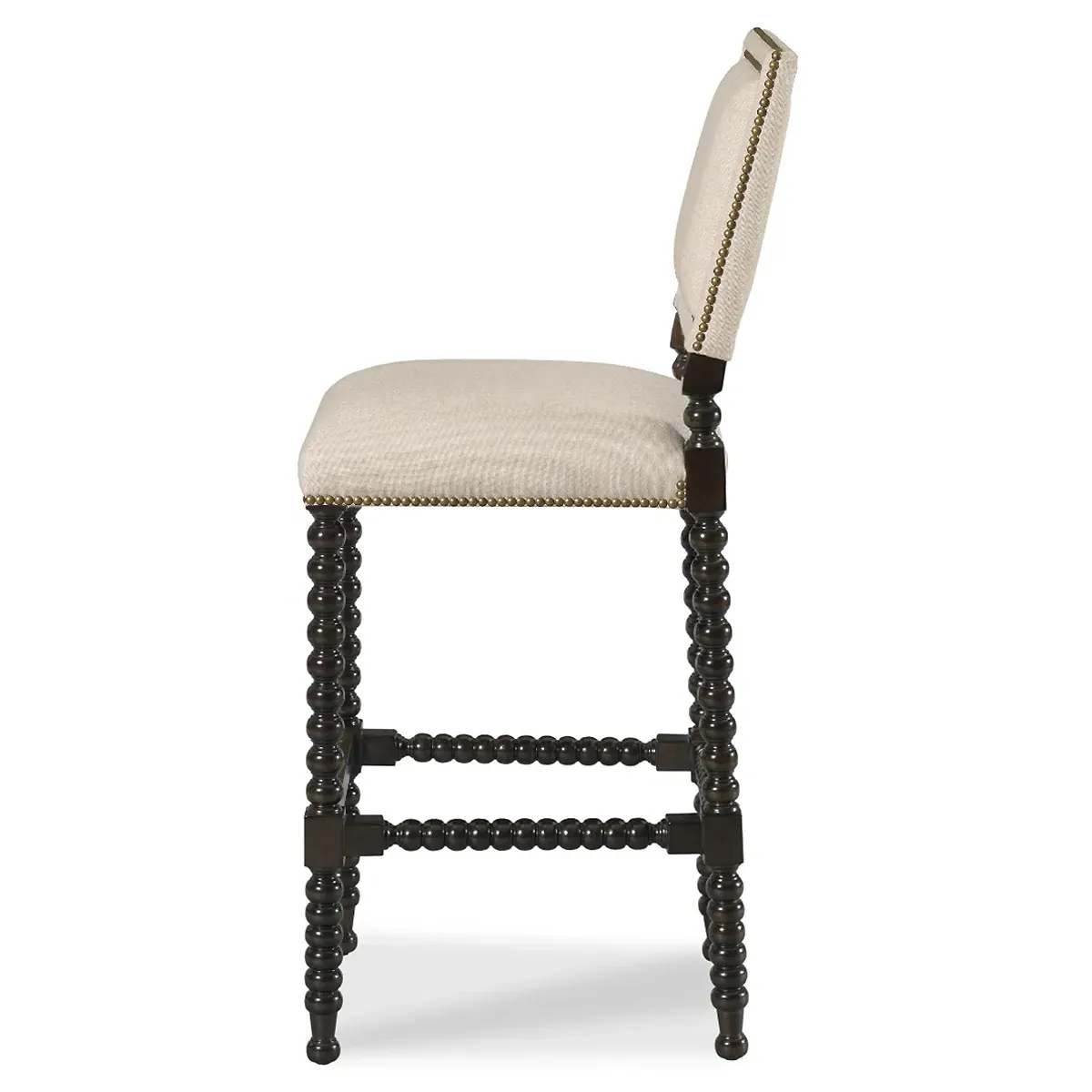 Longmont Counter Stool - Beige, Linen