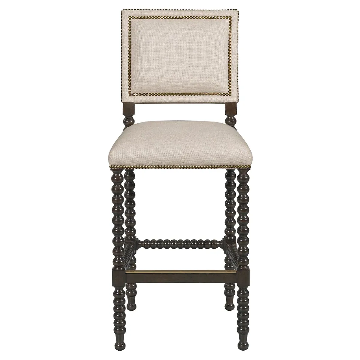 Longmont Counter Stool - Beige, Linen