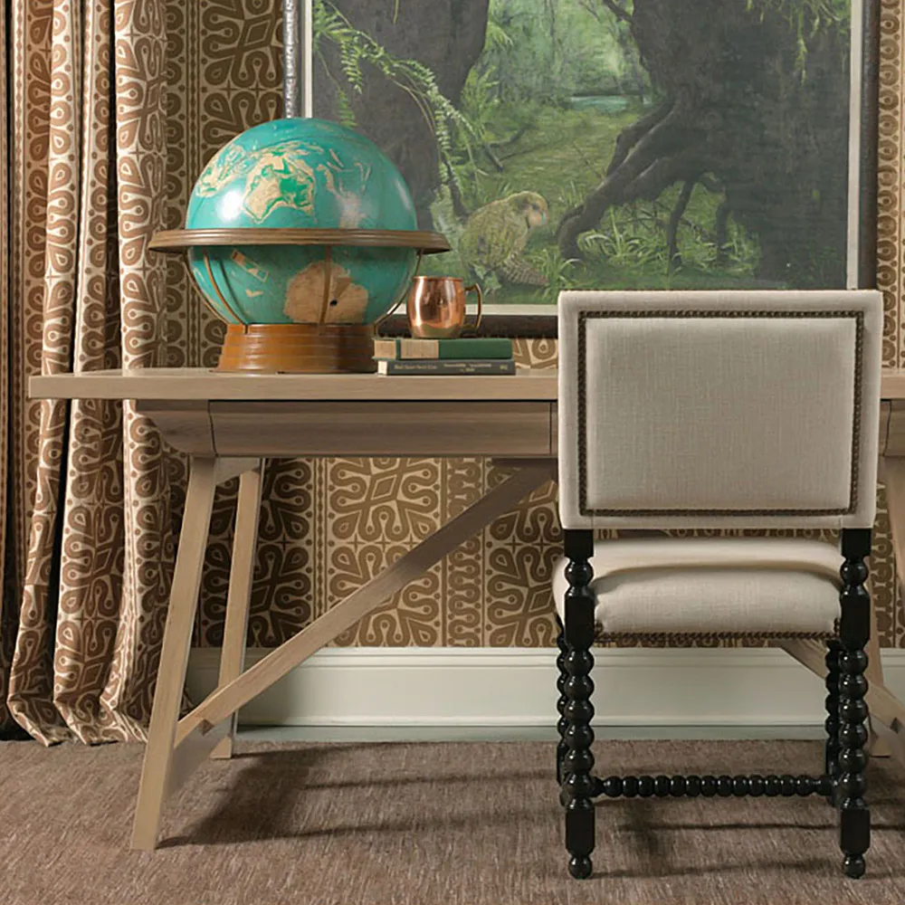 Longmont Dining Chair - Beige, Linen