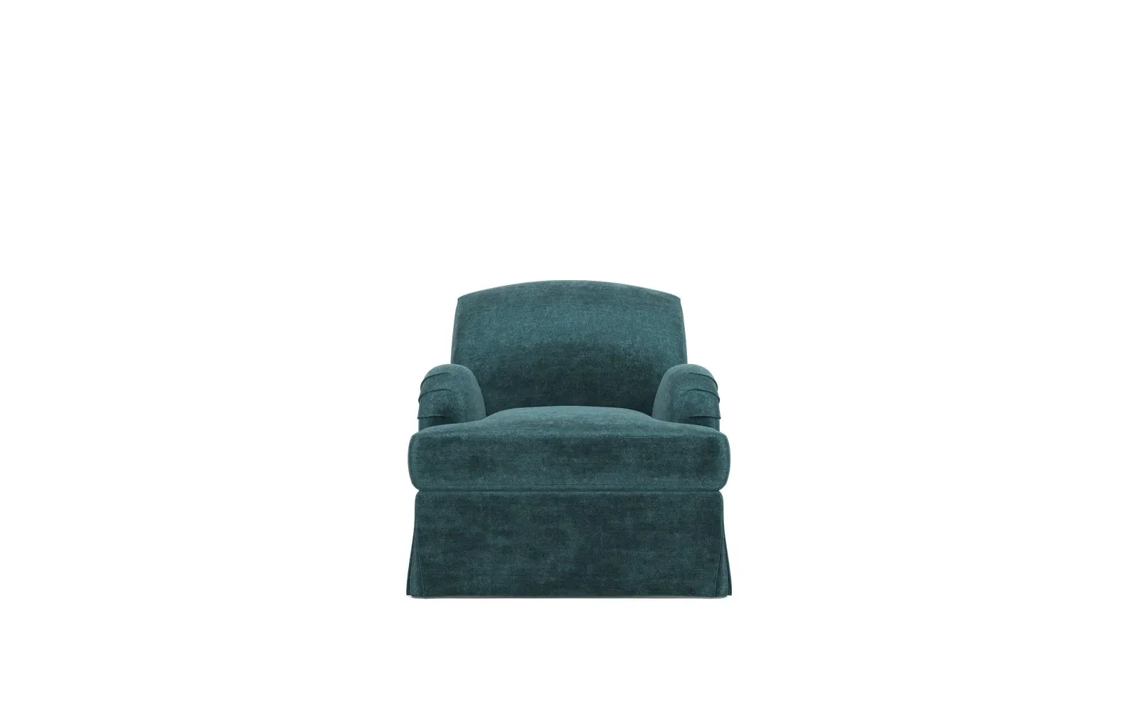 Lorelai Skirted Chair - Mallard Green