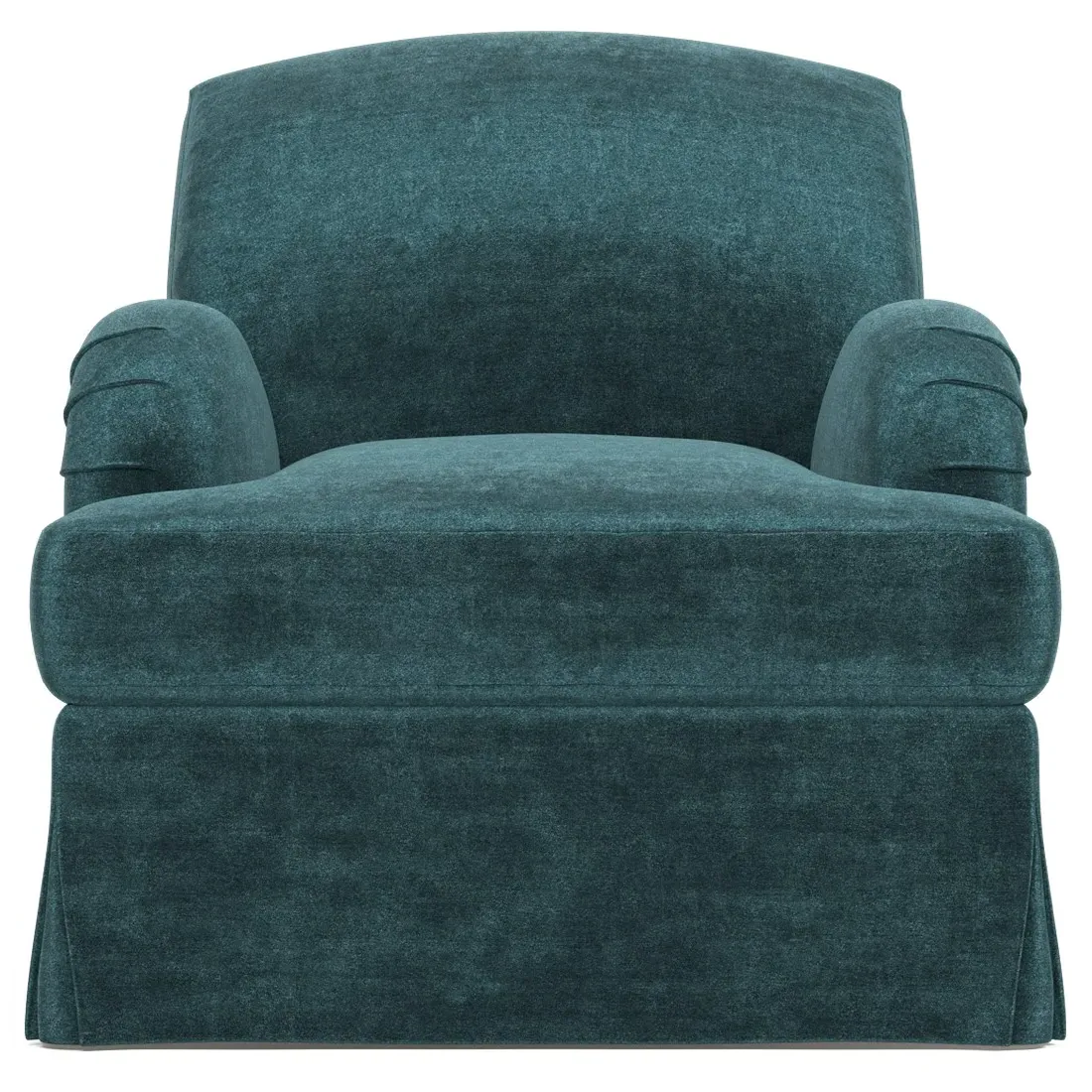 Lorelai Skirted Chair - Mallard Green
