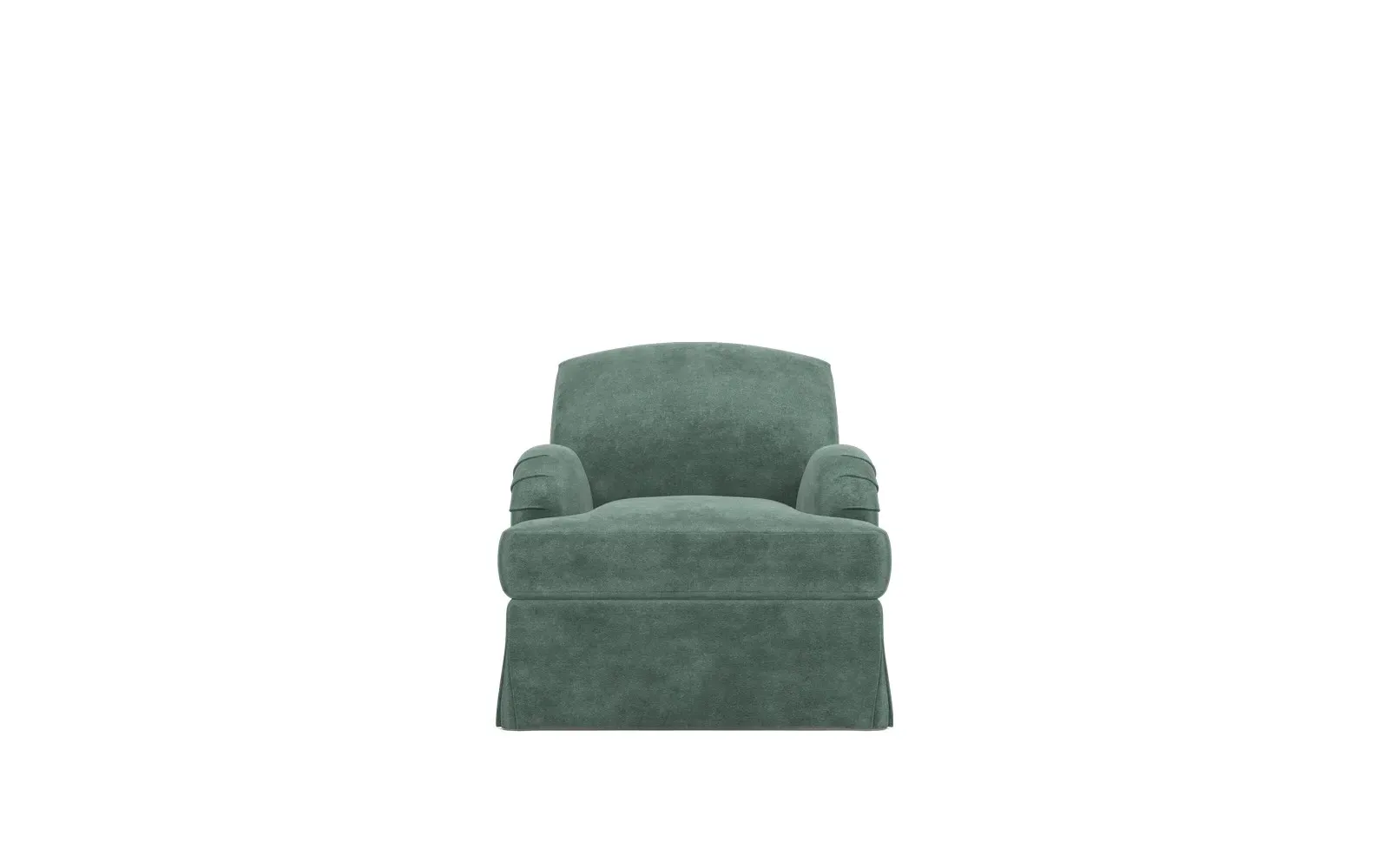 Lorelai Skirted Chair - Spanish Moss