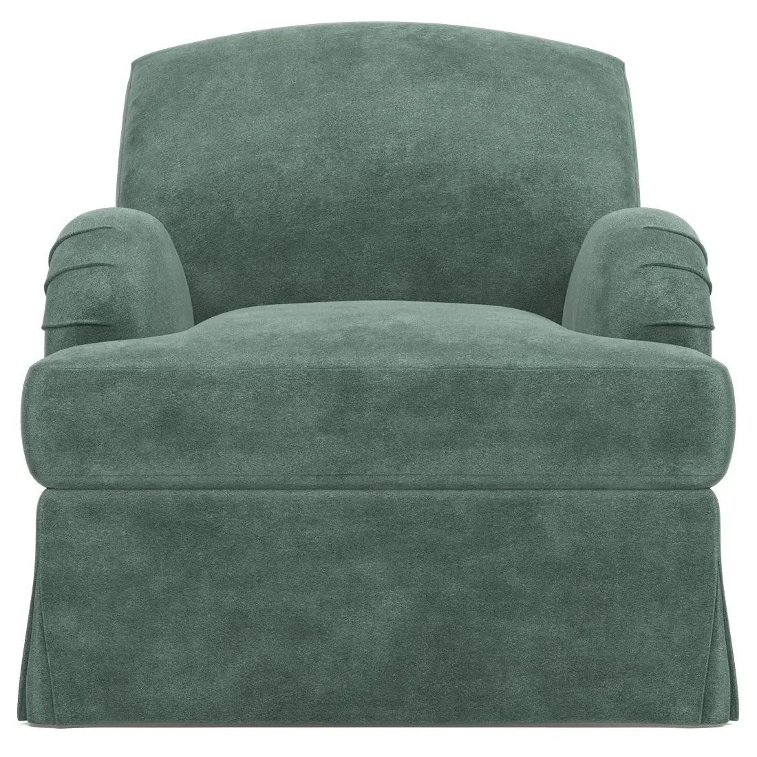 Lorelai Skirted Chair - Spanish Moss