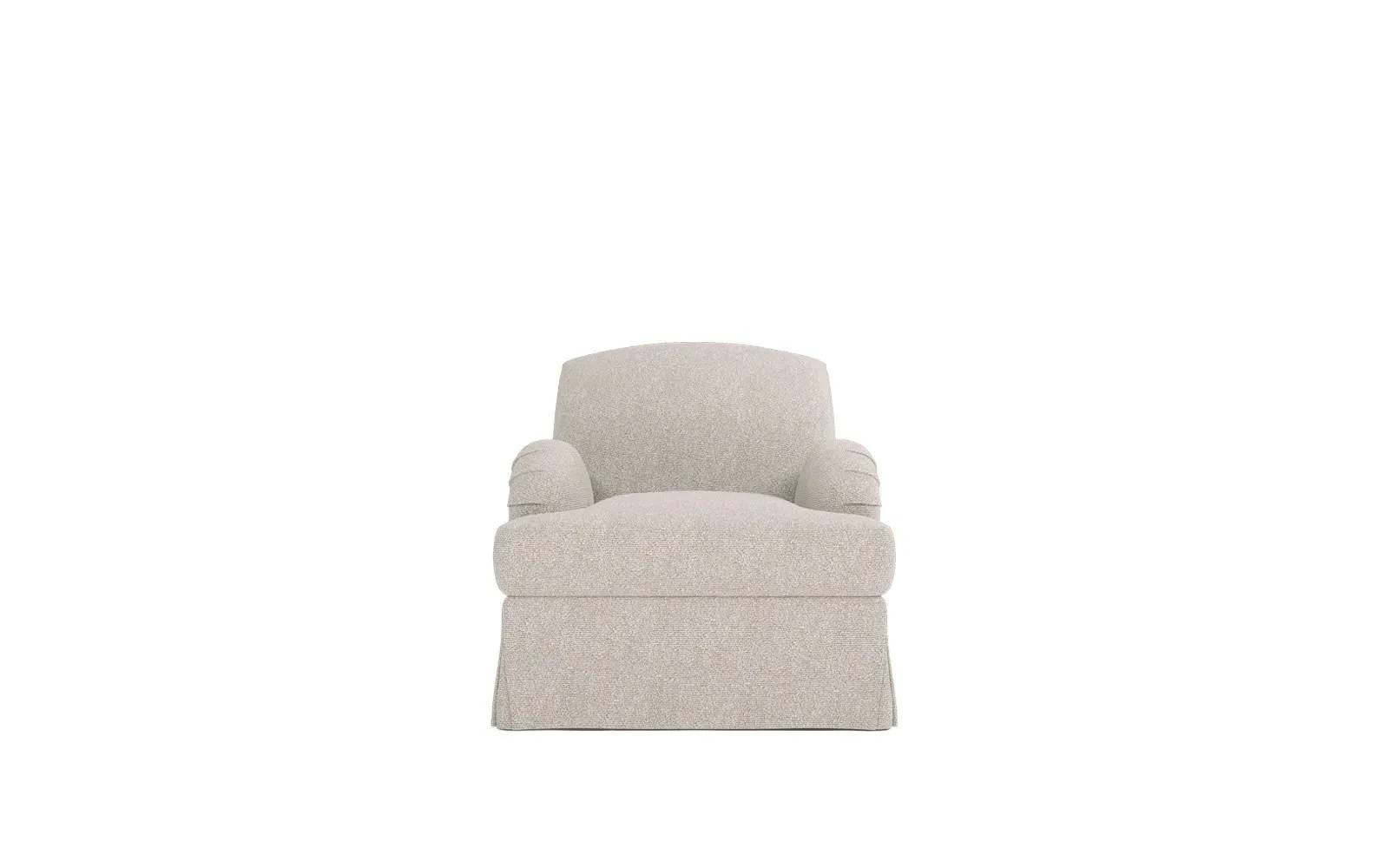 Lorelai Skirted Chair - White Lamb