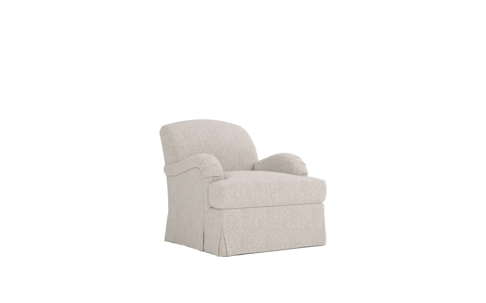 Lorelai Skirted Chair - White Lamb