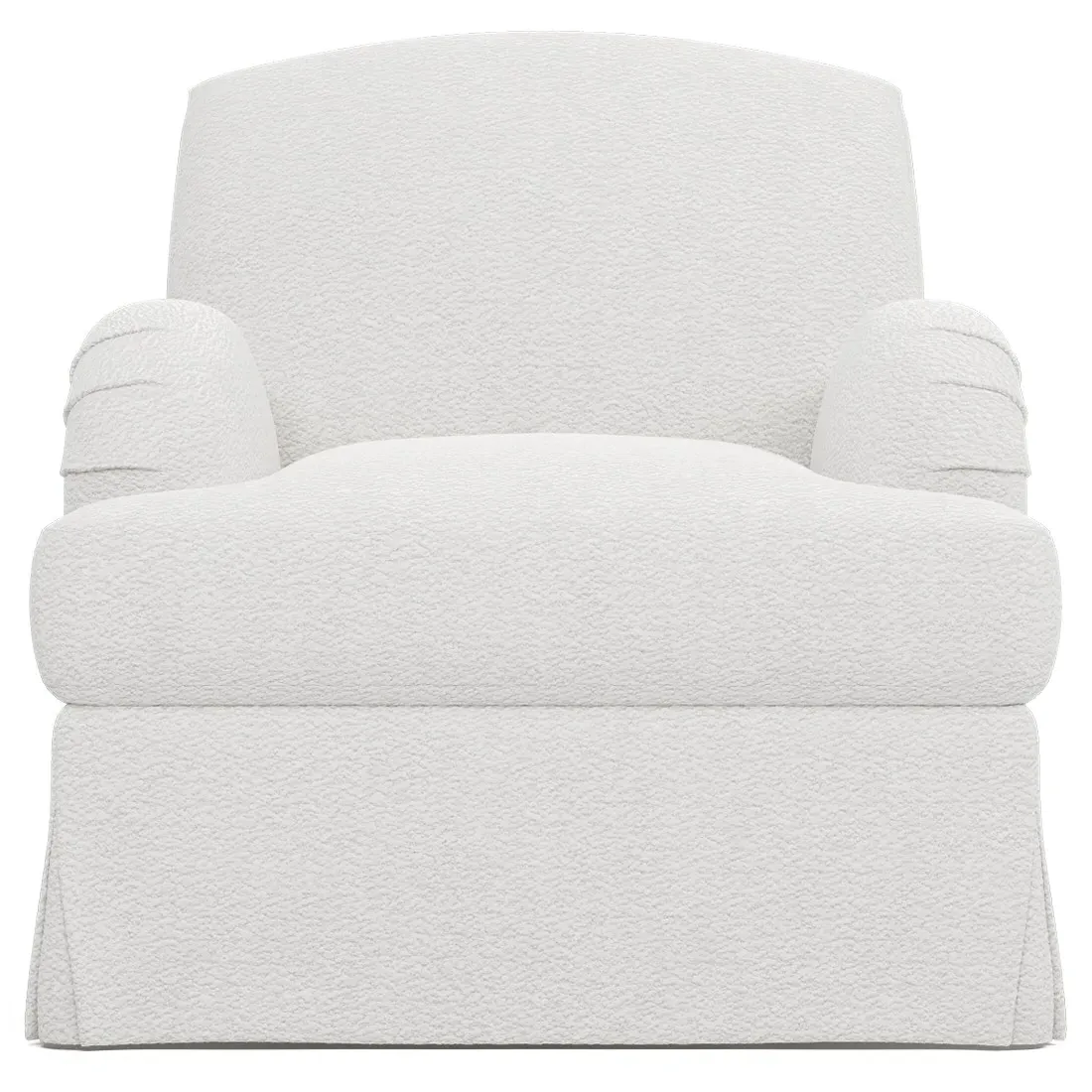 Lorelai Skirted Chair - White Lamb