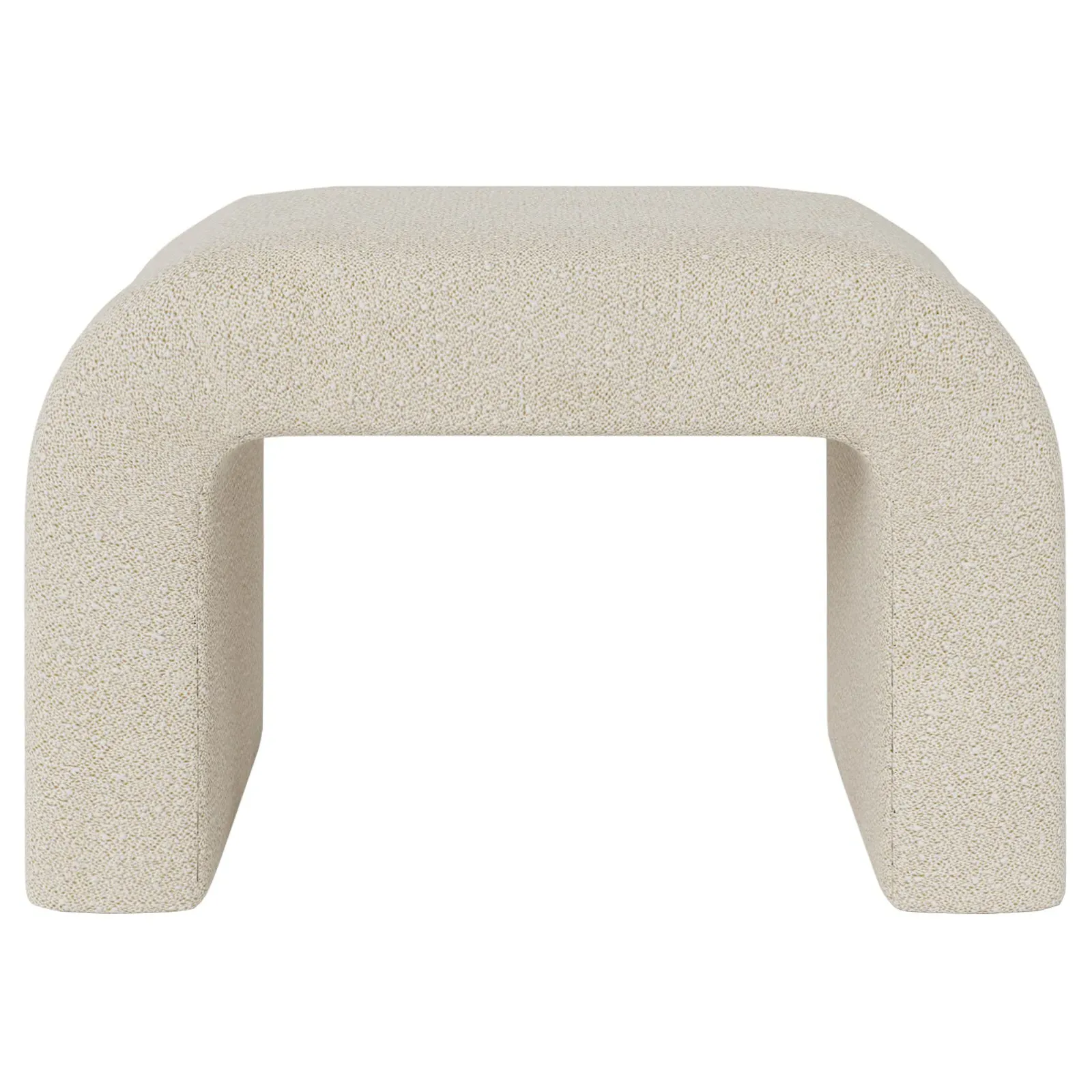 Loreta Ottoman - Sugar Cookie, Boucle image