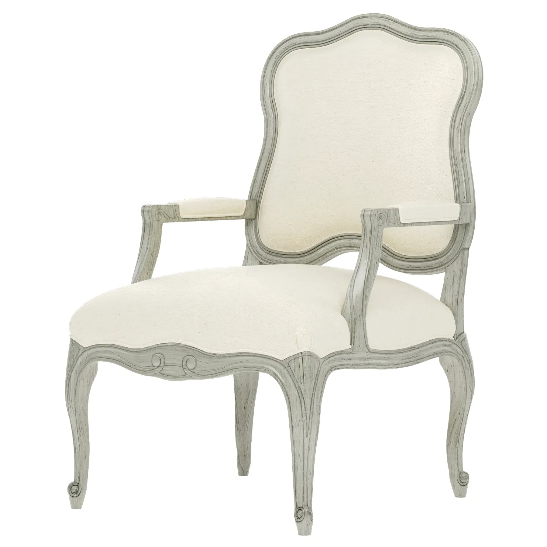 Lorraine Chair - Heathered Ivory, Hardwood image