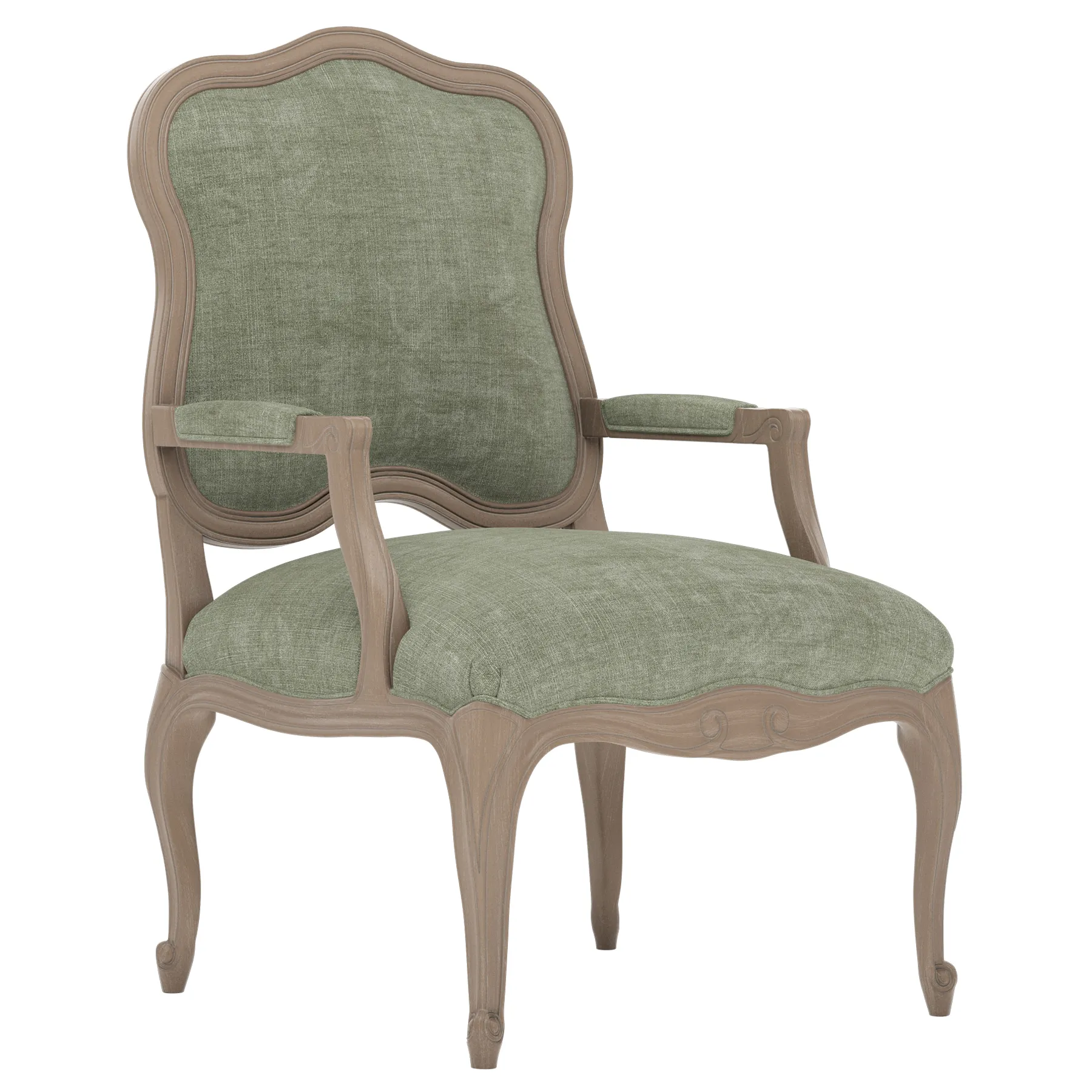 Lorraine Chair - Willow Green, Driftwood image