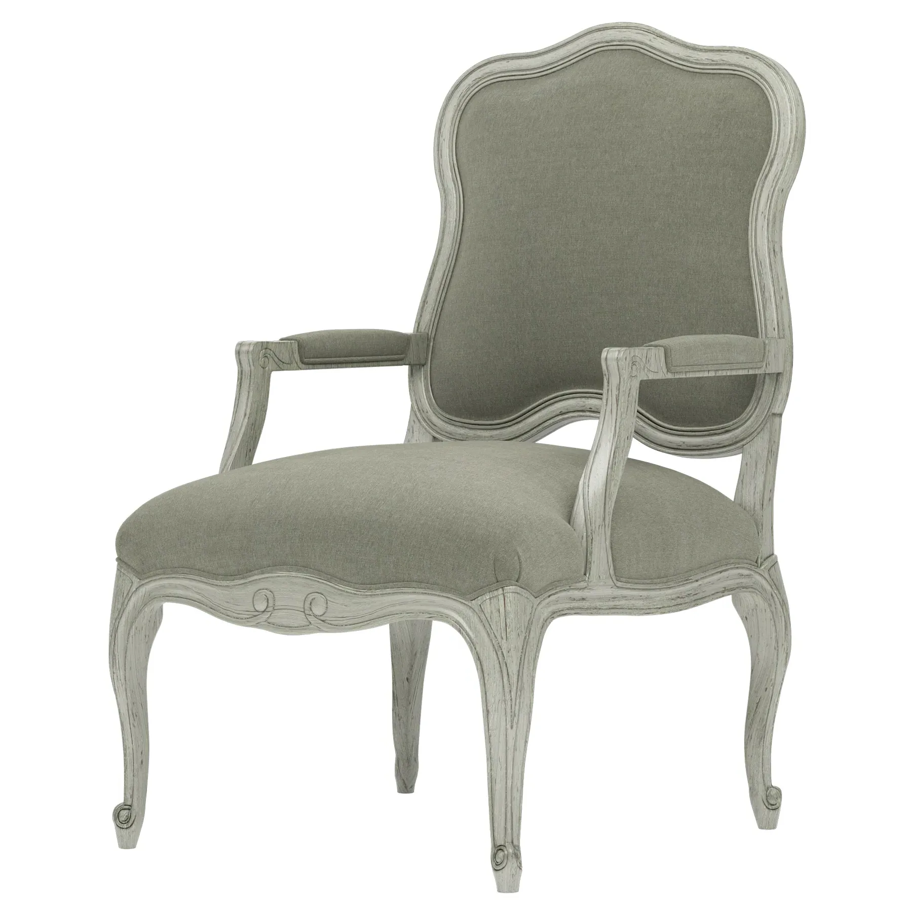 Lorraine Provence Sage Chair - Sage, Velvet