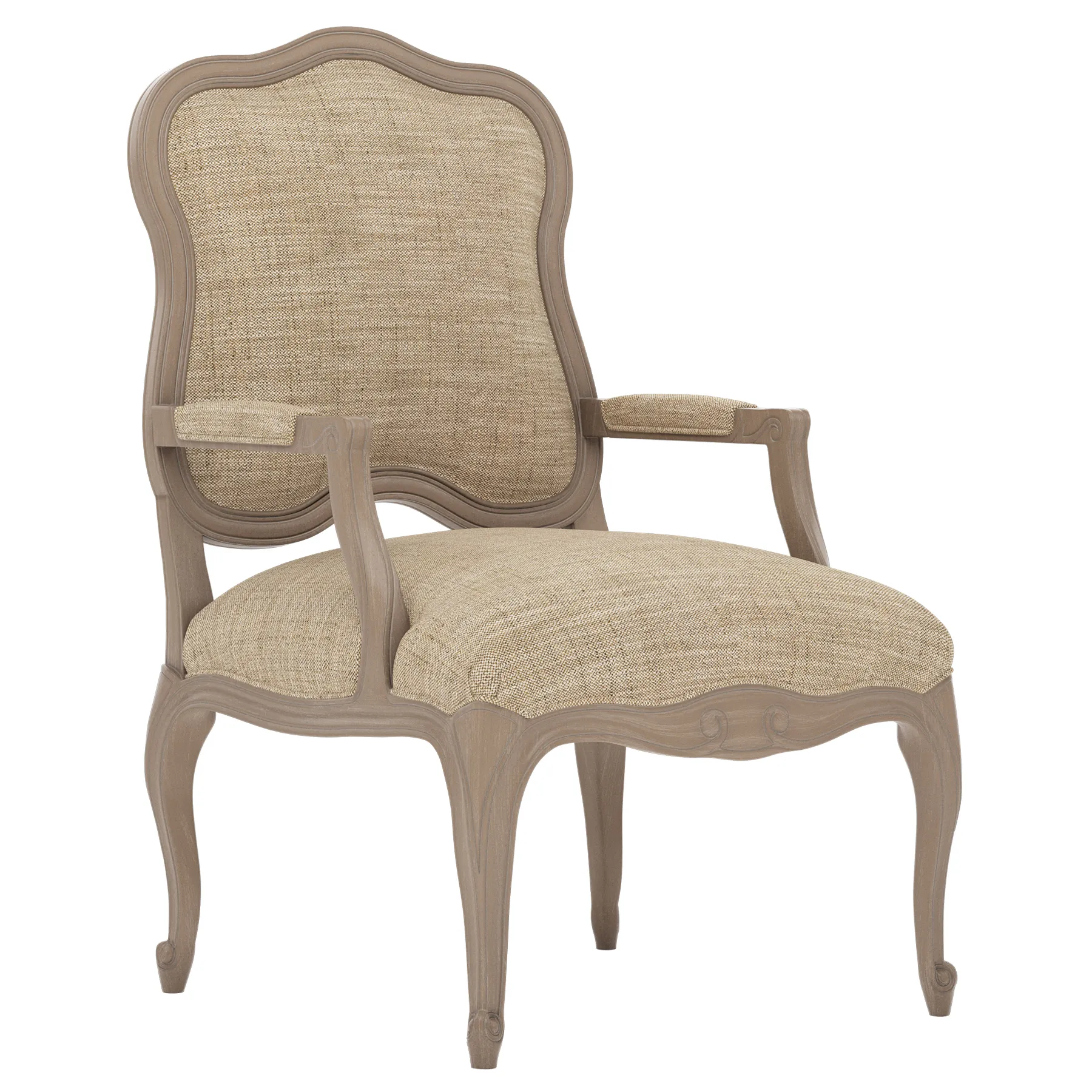 Lorraine Textured Weave Chair - Mocha, Driftwood