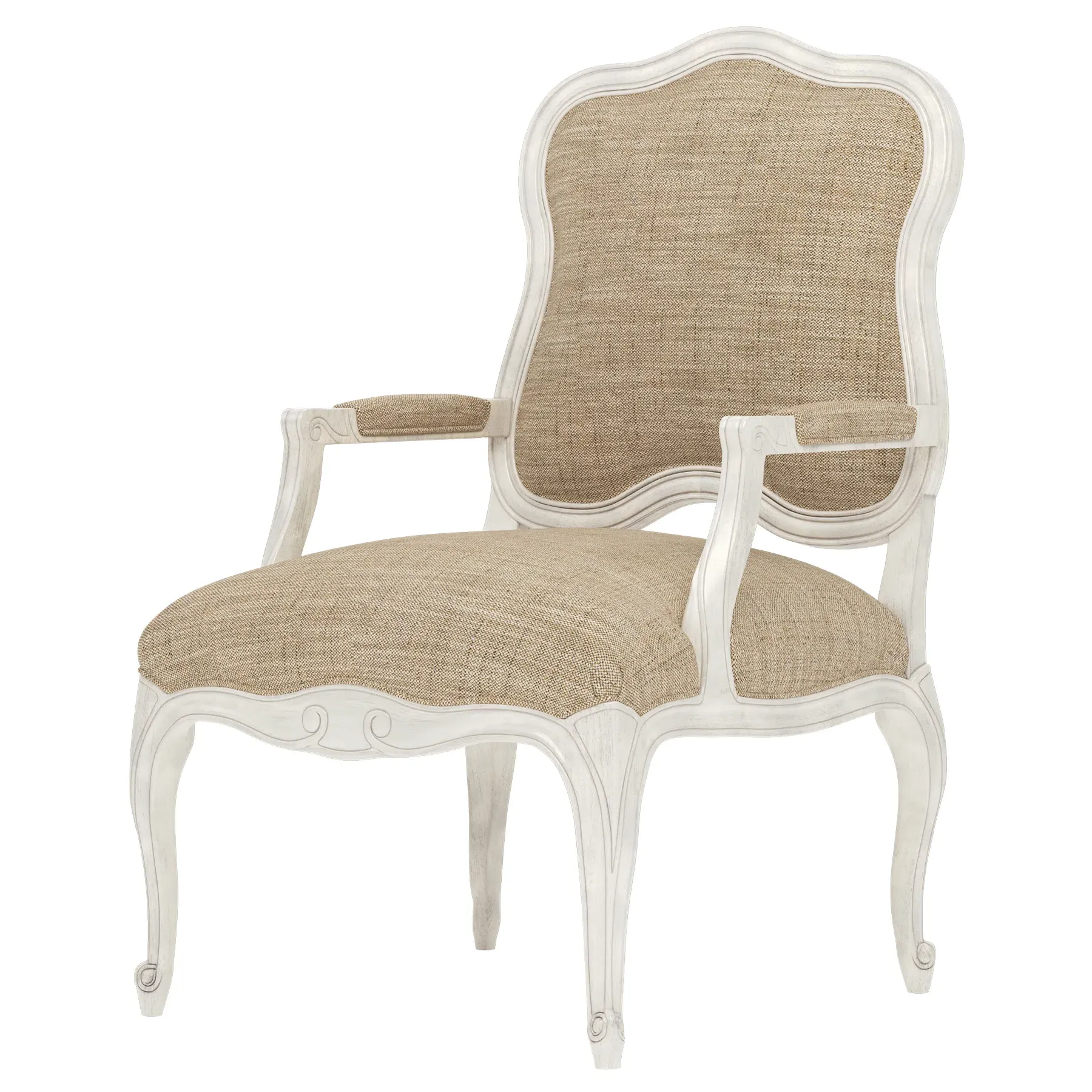 Lorraine Textured Weave Chair - Mocha, Hardwood
