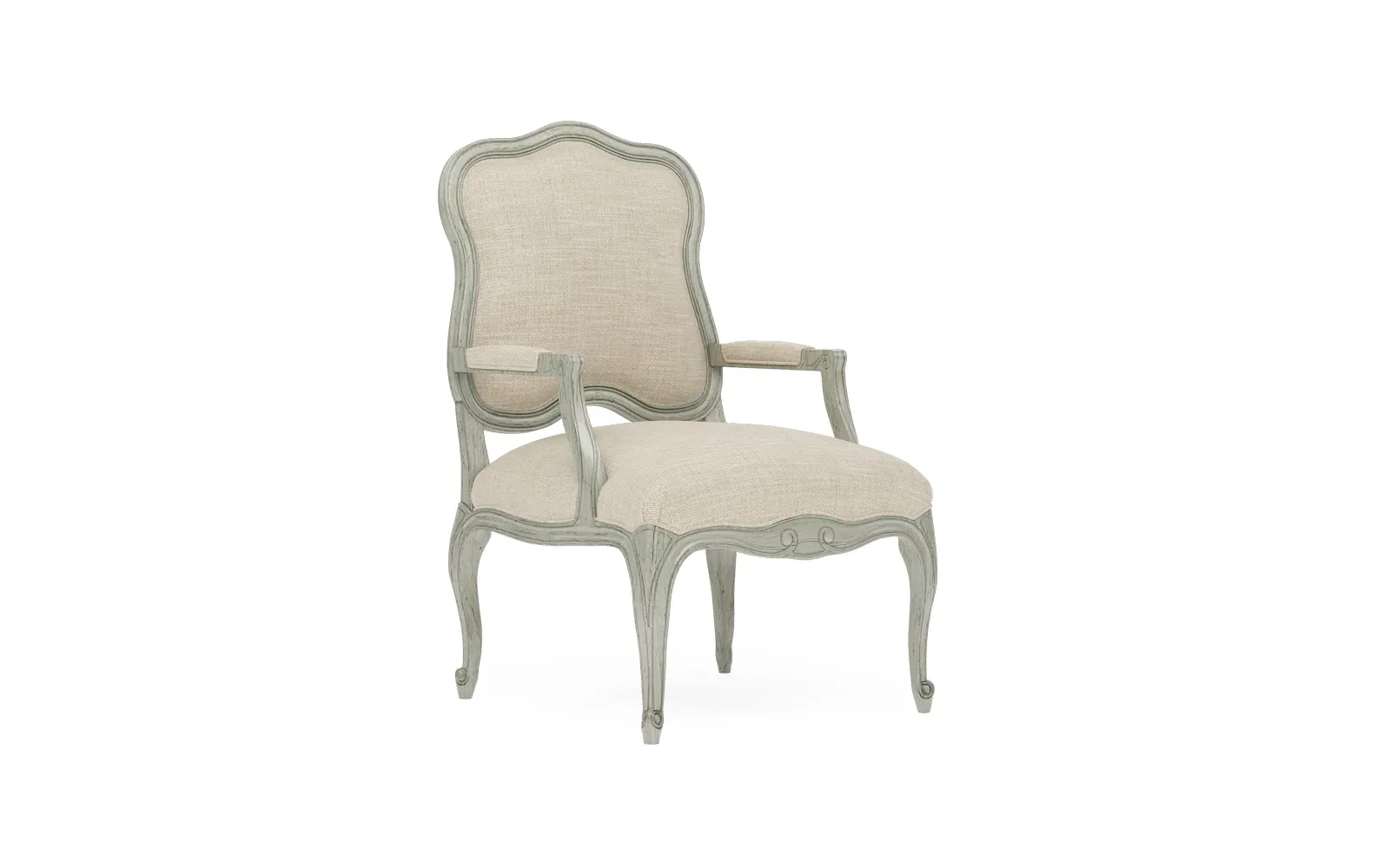 Lorraine Textured Weave Chair - Pebble Shore, Hardwood