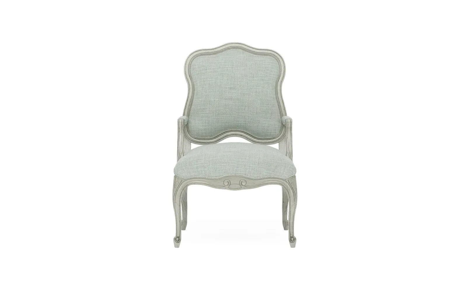 Lorraine Textured Weave Chair - Spring Blue, Hardwood