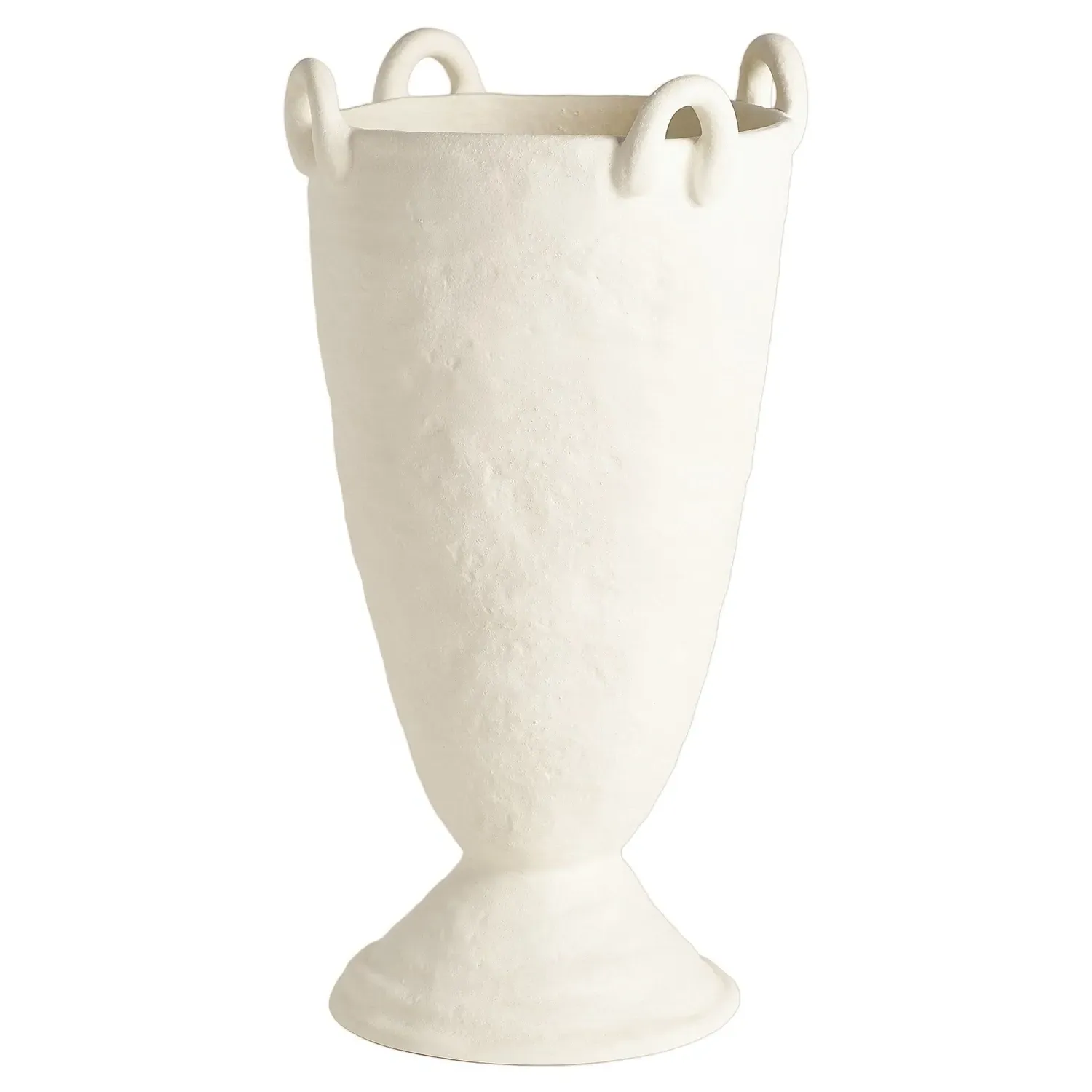 Louis Decorative Table Vase - White, Ceramic image