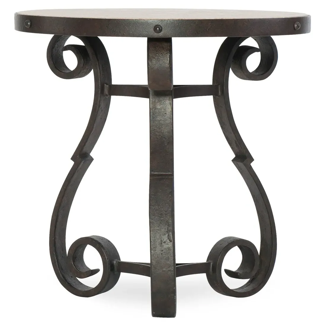 Louis Side Table - Black, Travertine image