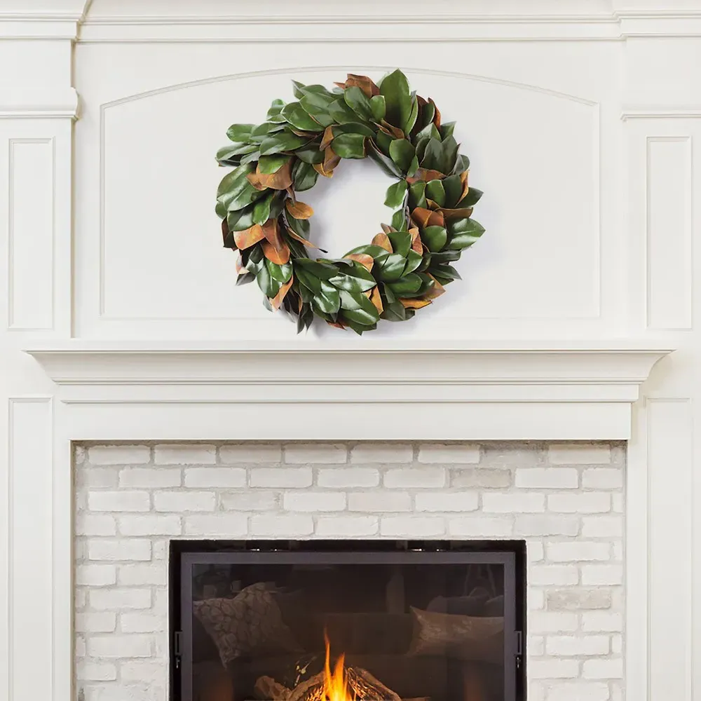 Louisa Magnolia Wreath - Green