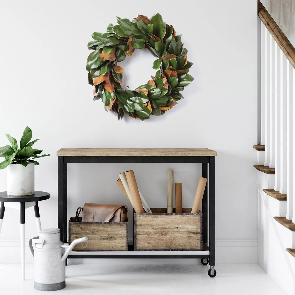 Louisa Magnolia Wreath - Green