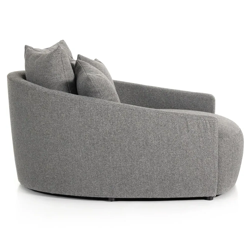 Louisa Round Sofa - Grey