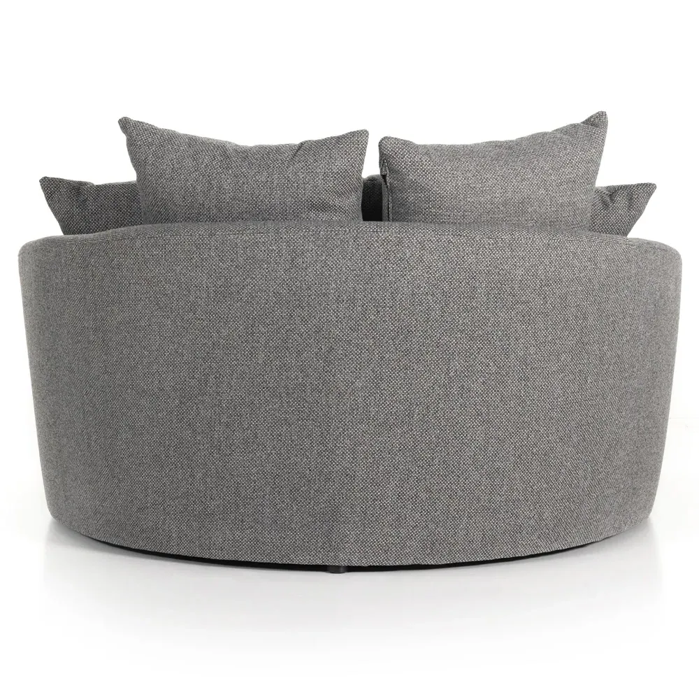 Louisa Round Sofa - Grey
