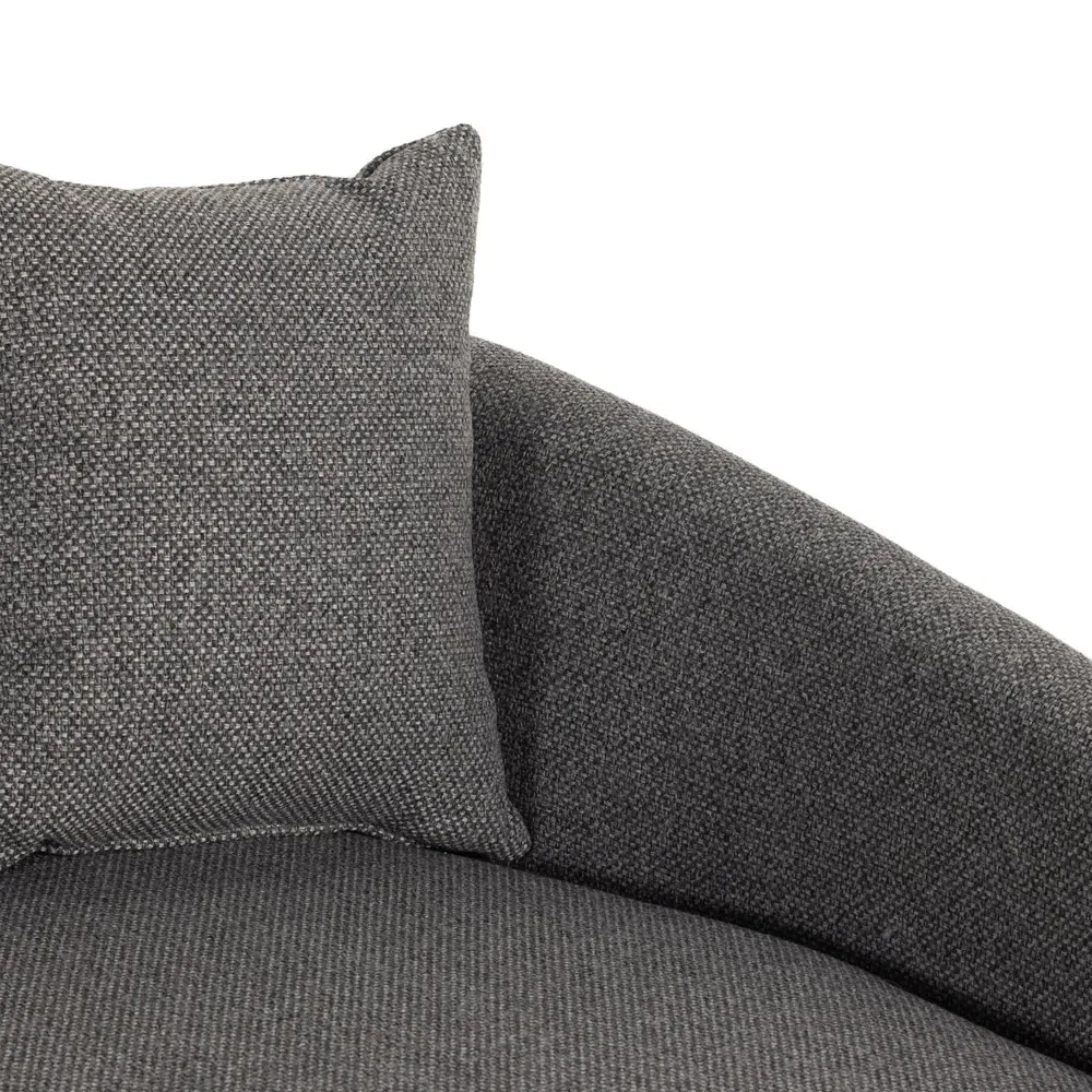 Louisa Round Sofa - Grey