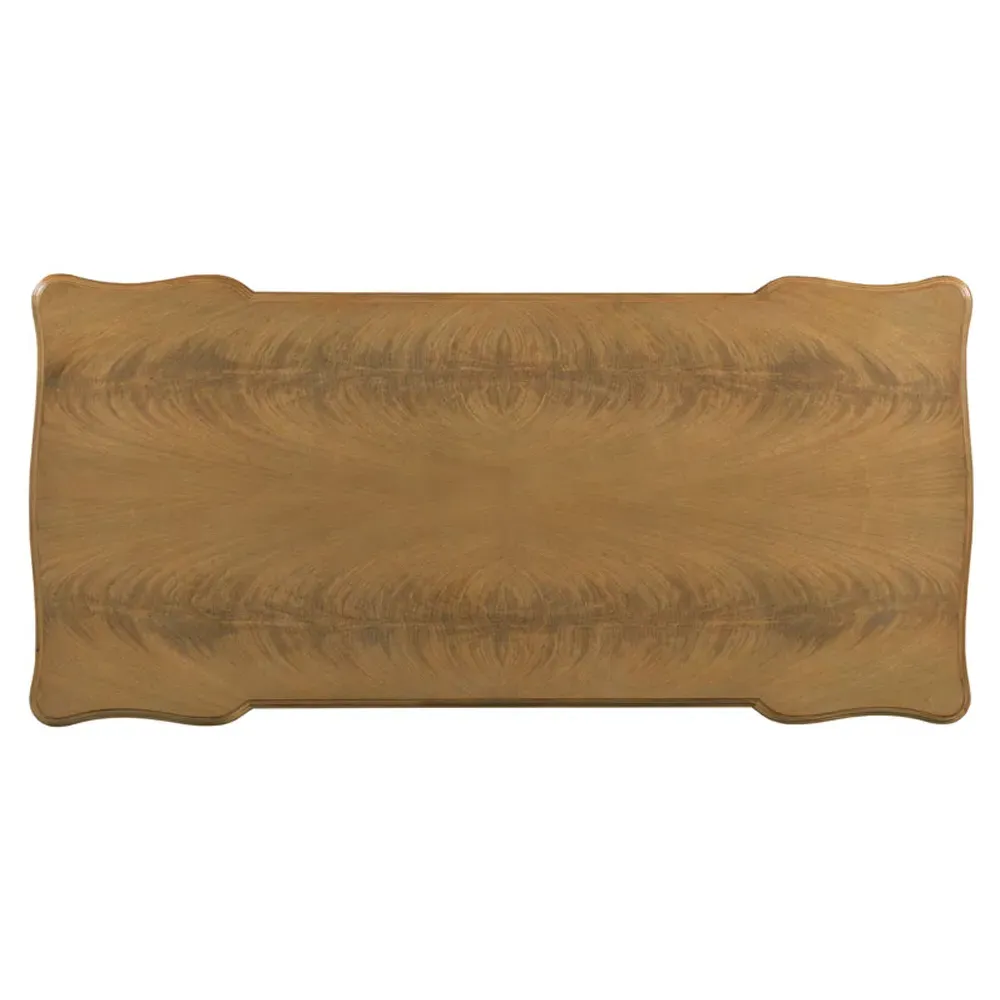 Louise French Country Rectangular Desk - Brown, Wood