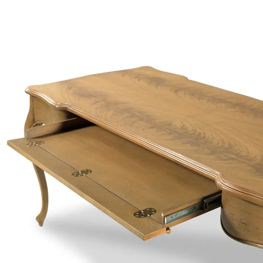 Louise French Country Rectangular Desk - Brown, Wood