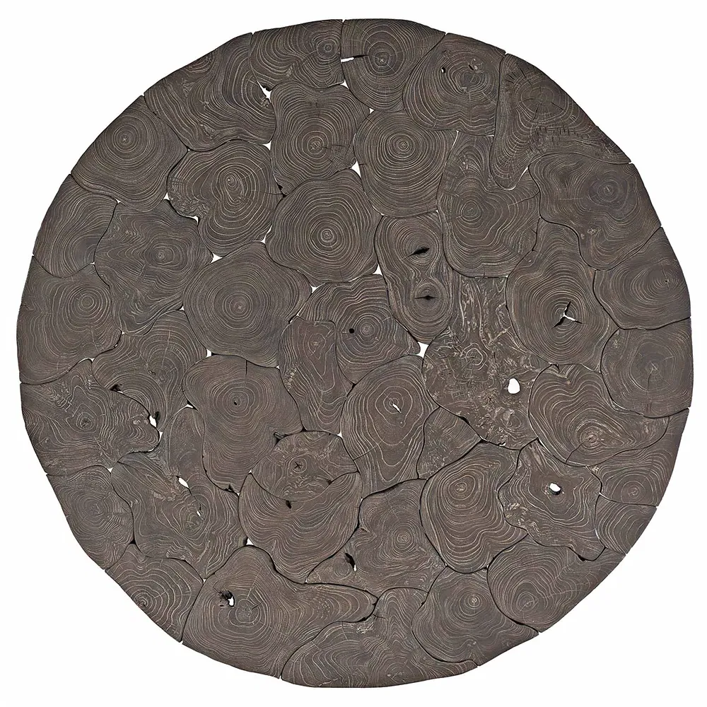 Lovi Round Outdoor Dining Table - Natural, Teak