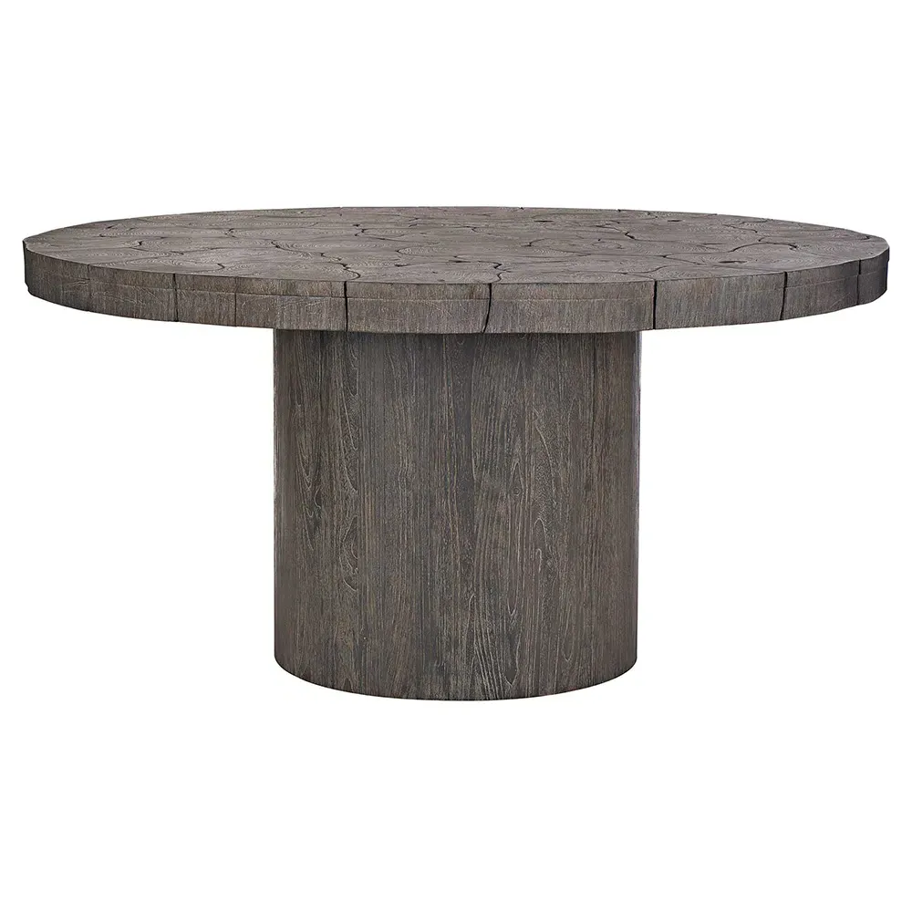 Lovi Round Outdoor Dining Table - Natural, Teak