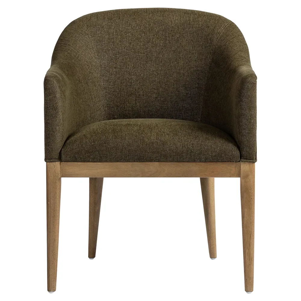 Lovren Dining Arm Chair - Green, Parawood image