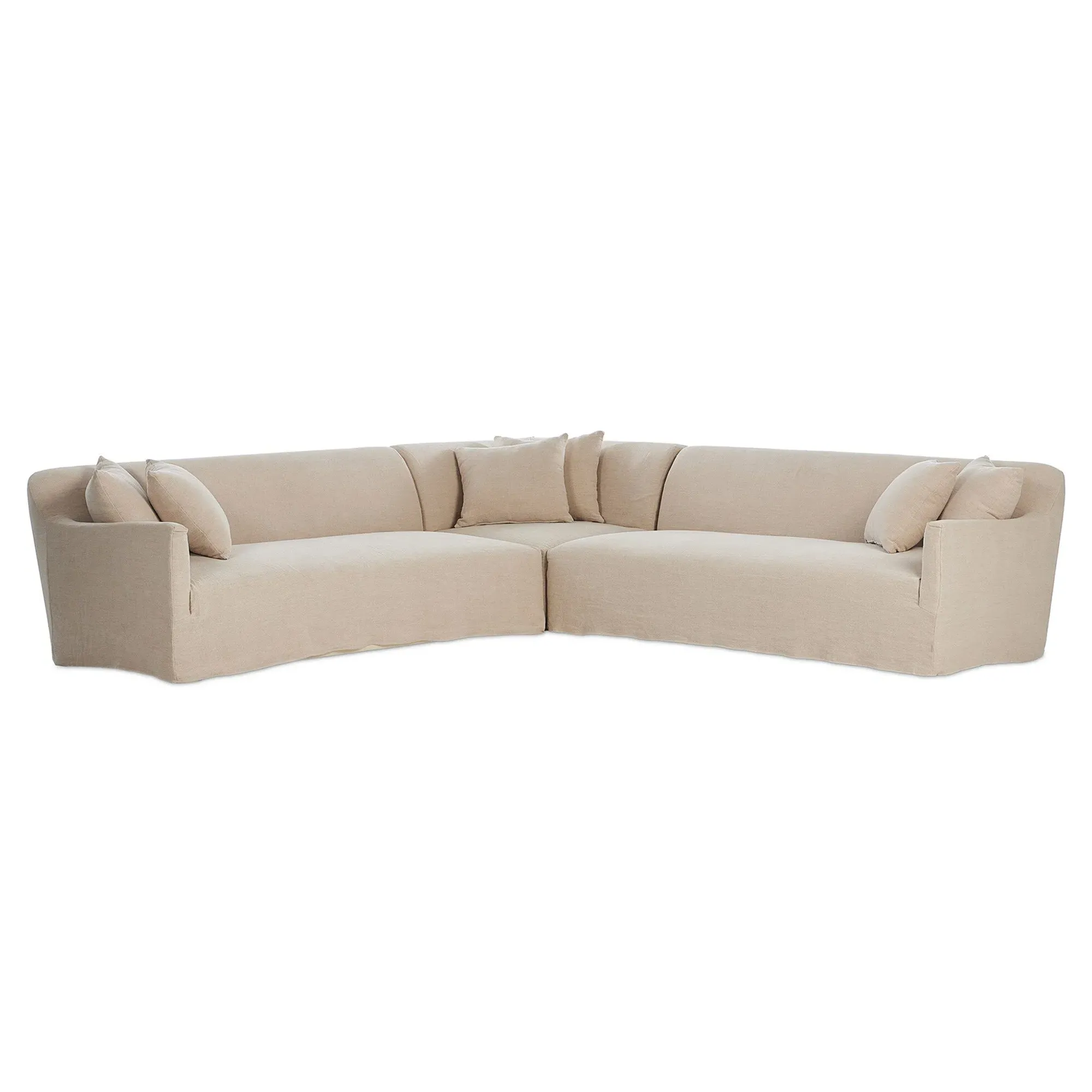 Lowell Broadway Corner Sectional - Dune, Linen