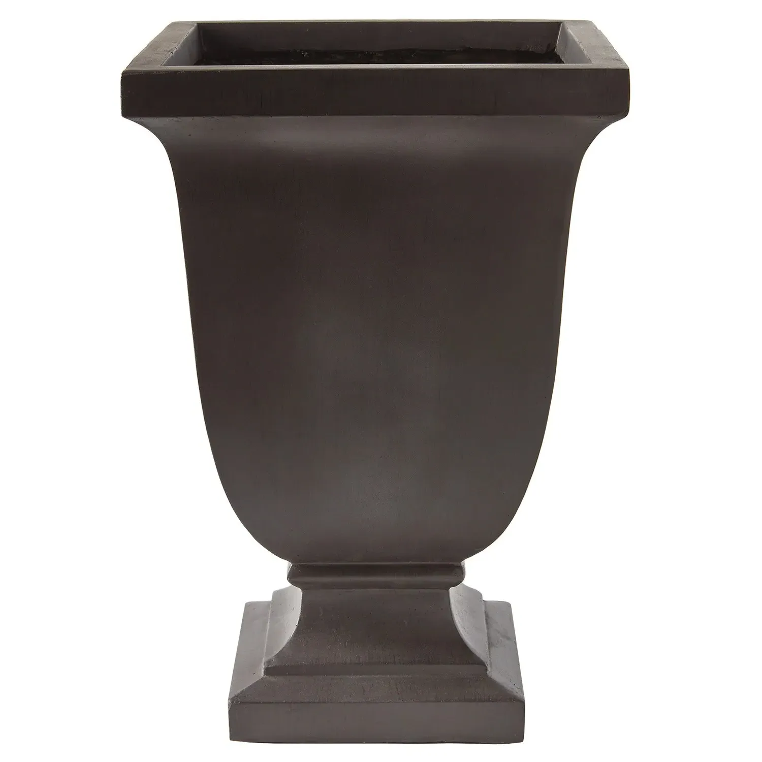 Lowell Square Footed Outdoor Planter - Black image