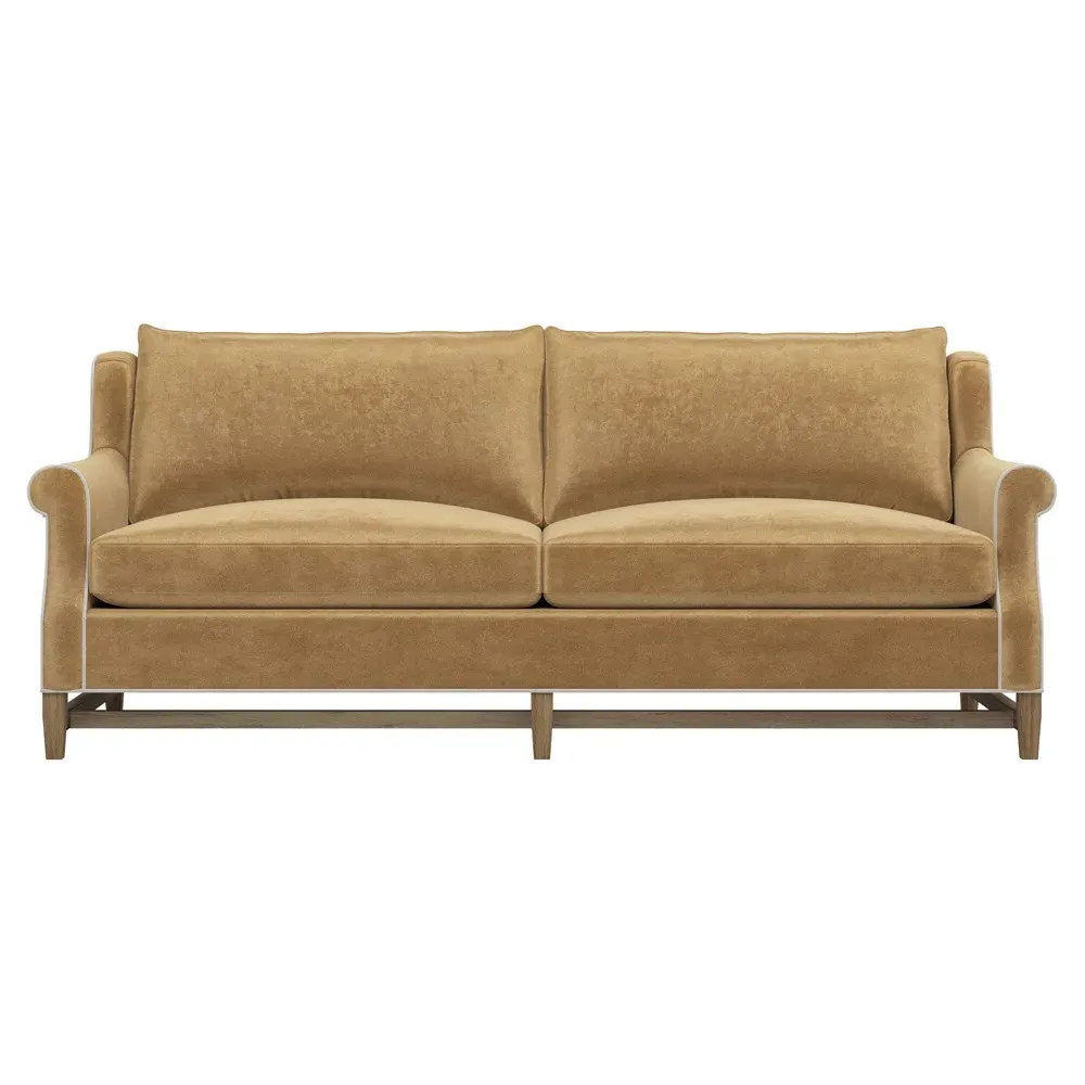 Lowen 3-Seater Sofa - Brown, Performance Velvet