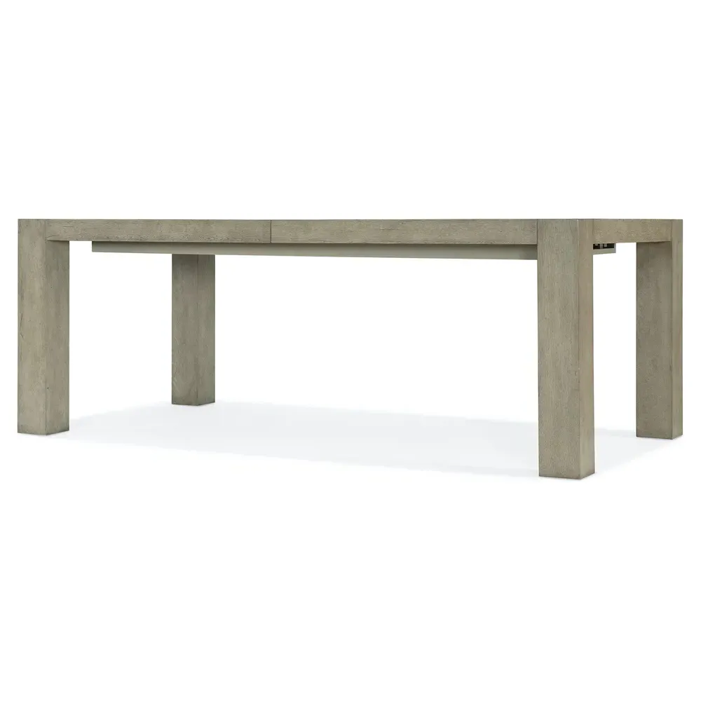 Luca Rectangular Extendable Dining Table - Grey, Oak
