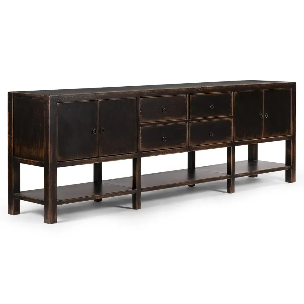 Lucas Rustic Lodge Sideboard - Brown, Birch