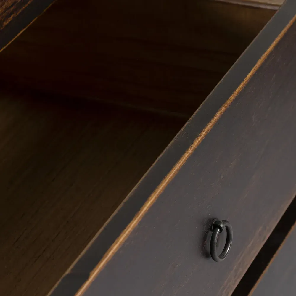 Lucas Rustic Lodge Sideboard - Brown, Birch