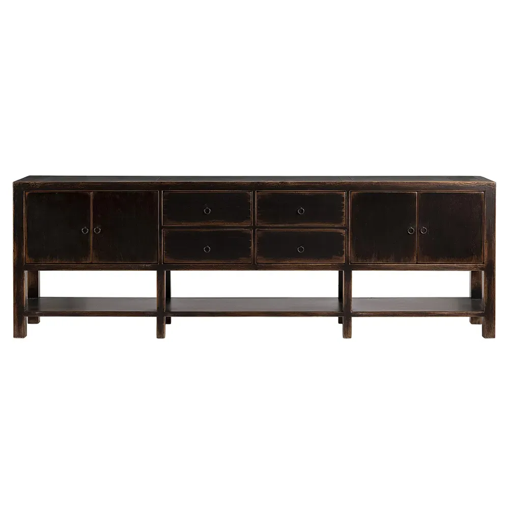 Lucas Rustic Lodge Sideboard - Brown, Birch image