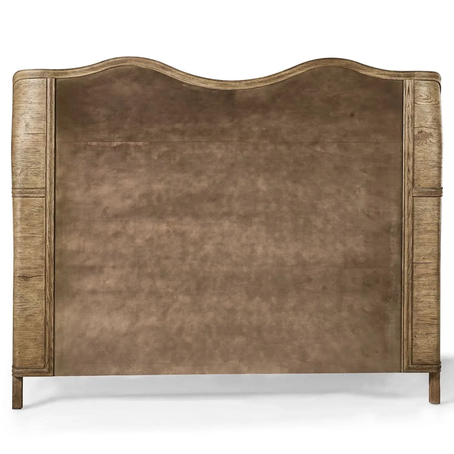 Lucca King Size Wingback Bed - Brown, Oak