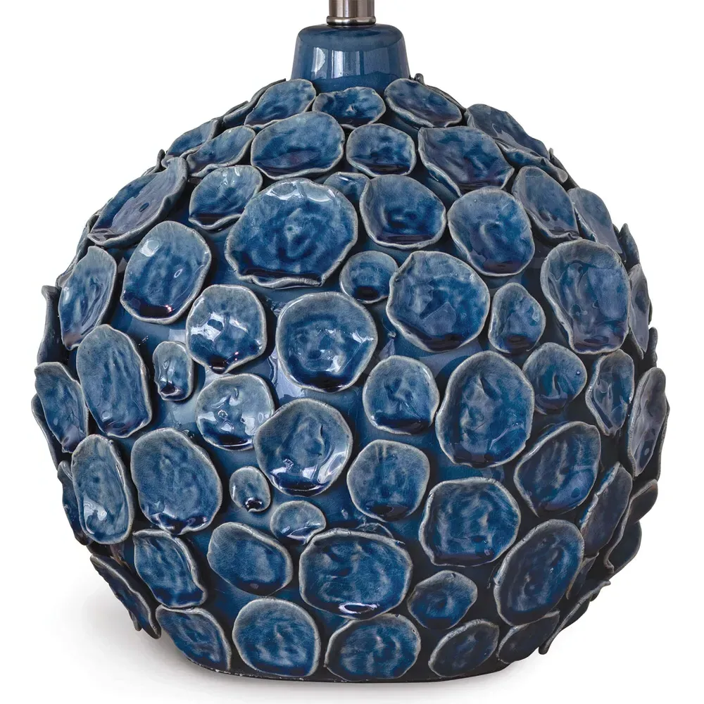 Lucia Ceramic Table Lamp - Blue