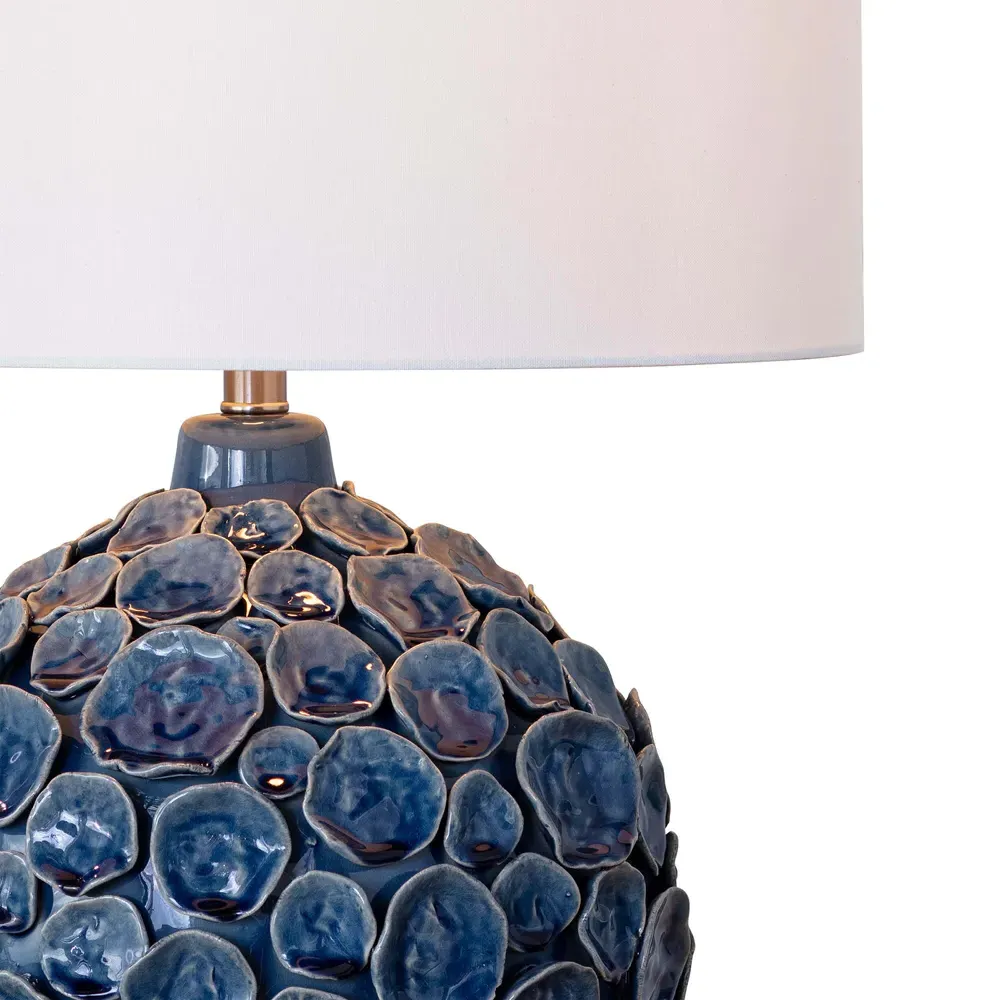 Lucia Ceramic Table Lamp - Blue