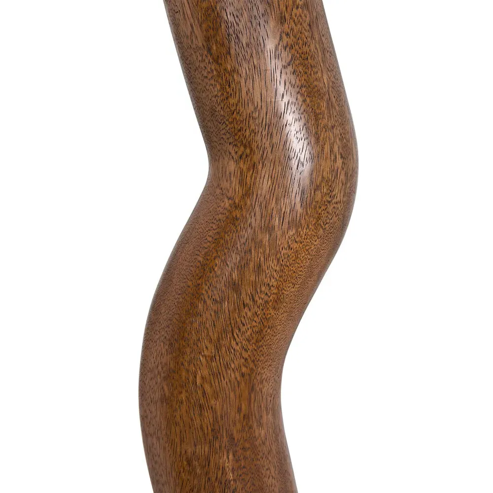 Luciana Wood Decorative Totem Statue - Brown, Walnut