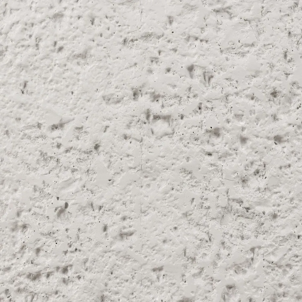 Lucienne Round Outdoor Coffee Table - White, Concrete