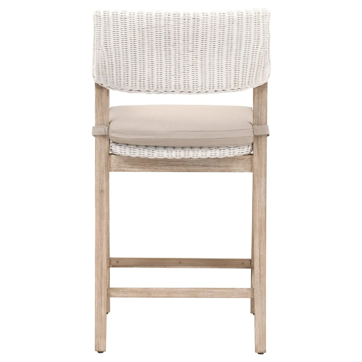 Lucile Counter Stool - Beige, Rattan