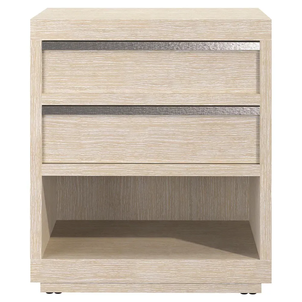 Lucilla Nightstand - Brown, Resin Wood