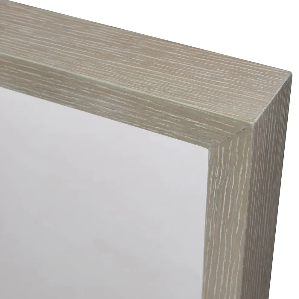 Lucilla Rectangular Floor Mirror - Brown, Wood