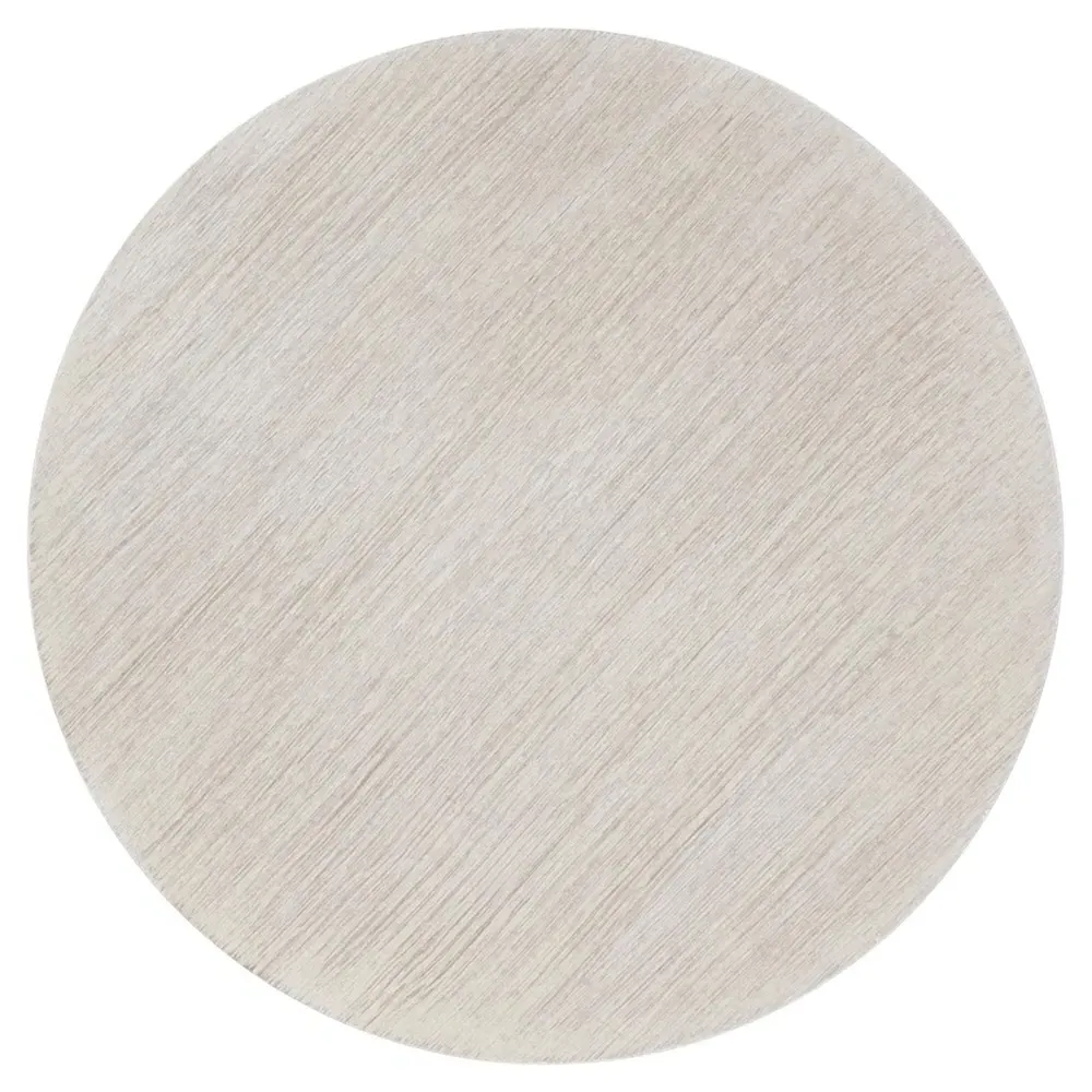 Lucilla Round Drink Table - White, Oak