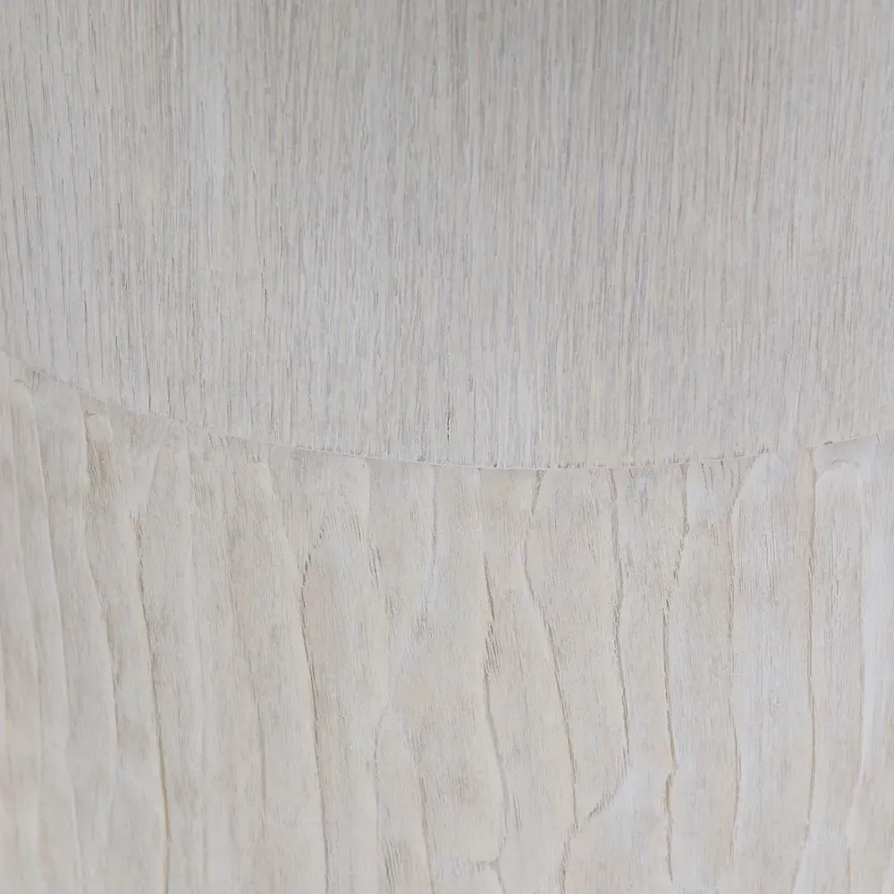 Lucilla Round Drink Table - White, Oak