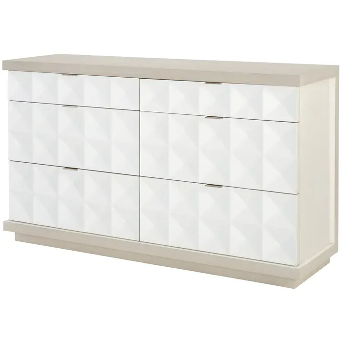 Lucille 6-Drawer Dresser - Grey, Wood