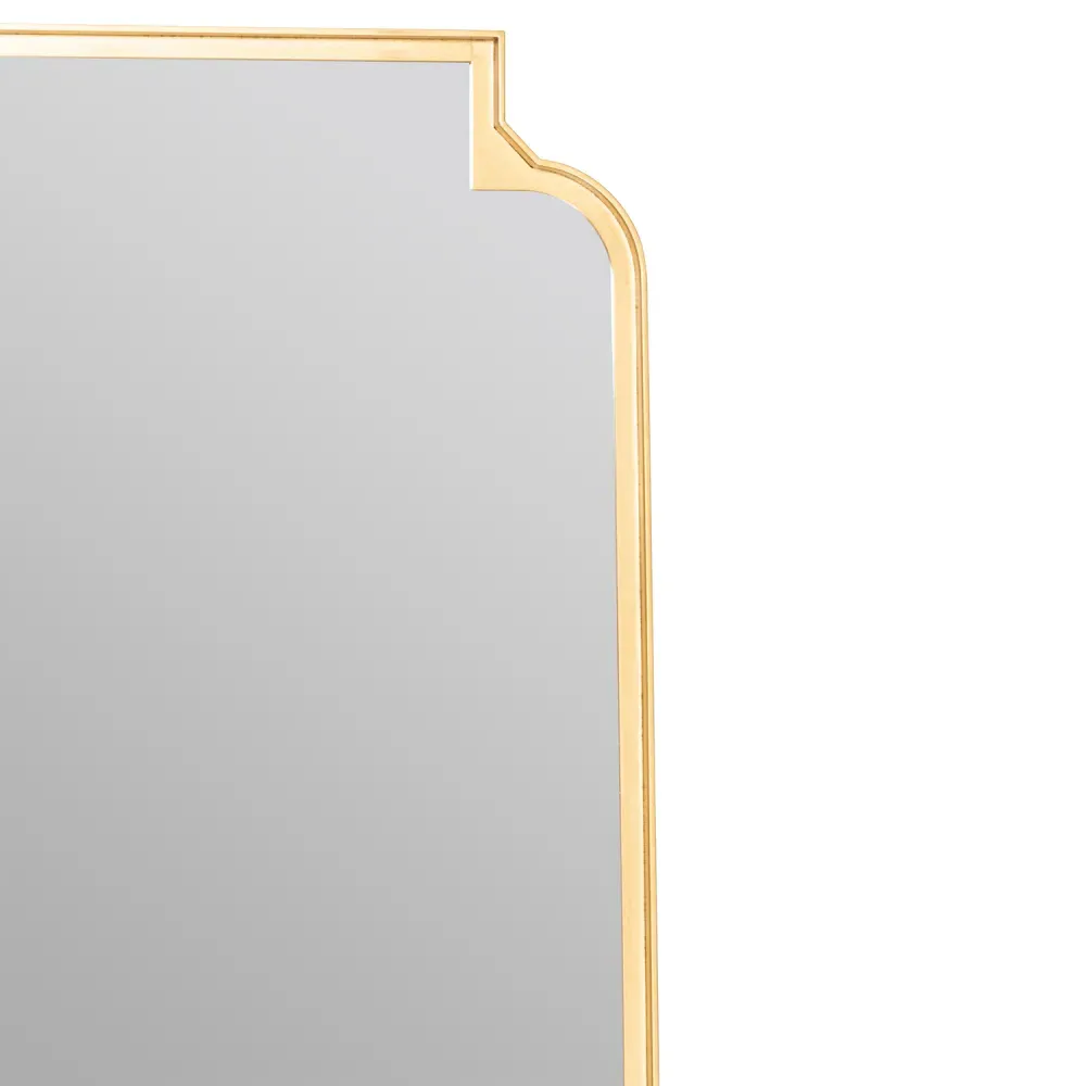 Lucille Leaner Floor Mirror - Gold, Metal