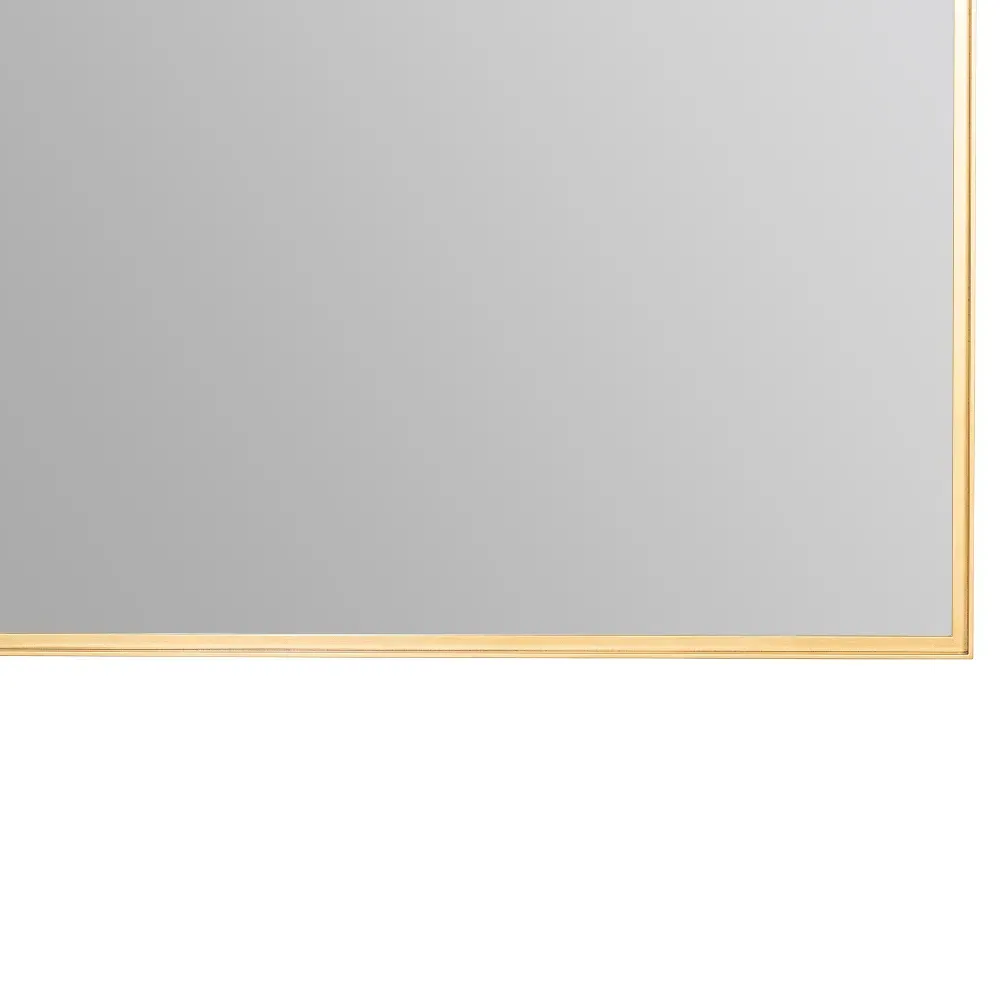 Lucille Leaner Floor Mirror - Gold, Metal